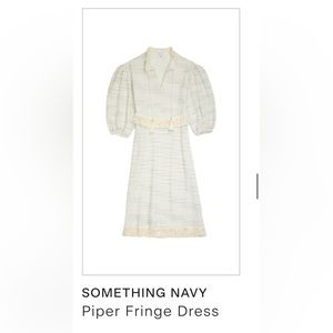 Something Navy Piper Fringe Dress